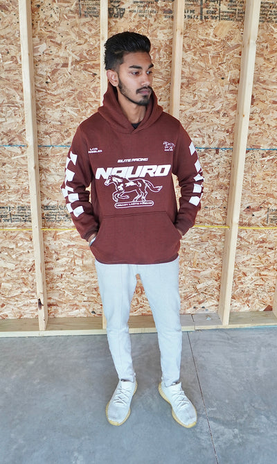 Elite Racing Hoodie "Brown"