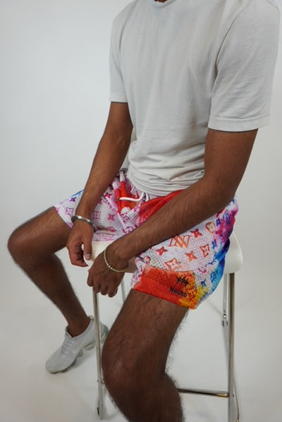 Naurd Ultra Mesh Shorts "Color Camo"