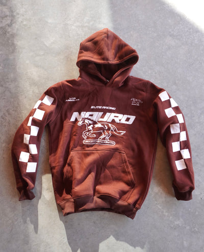 Elite Racing Hoodie "Brown"