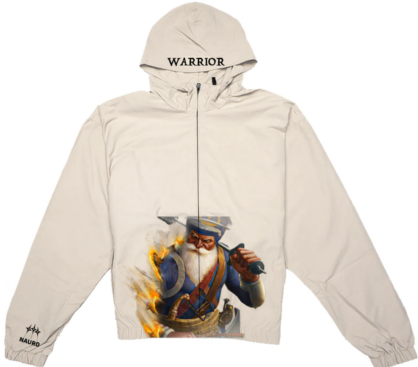 "Warrior" Windbreaker Hoodie