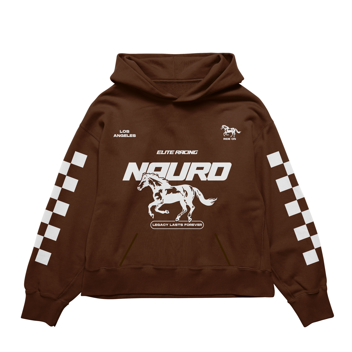 Elite Racing Hoodie "Brown"