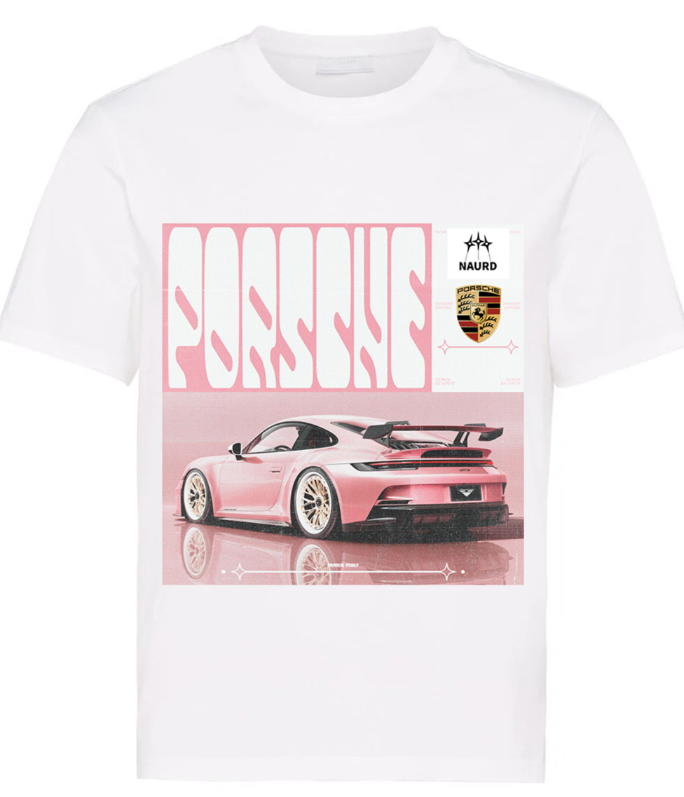 "Naurd x Porsche" graphic tee