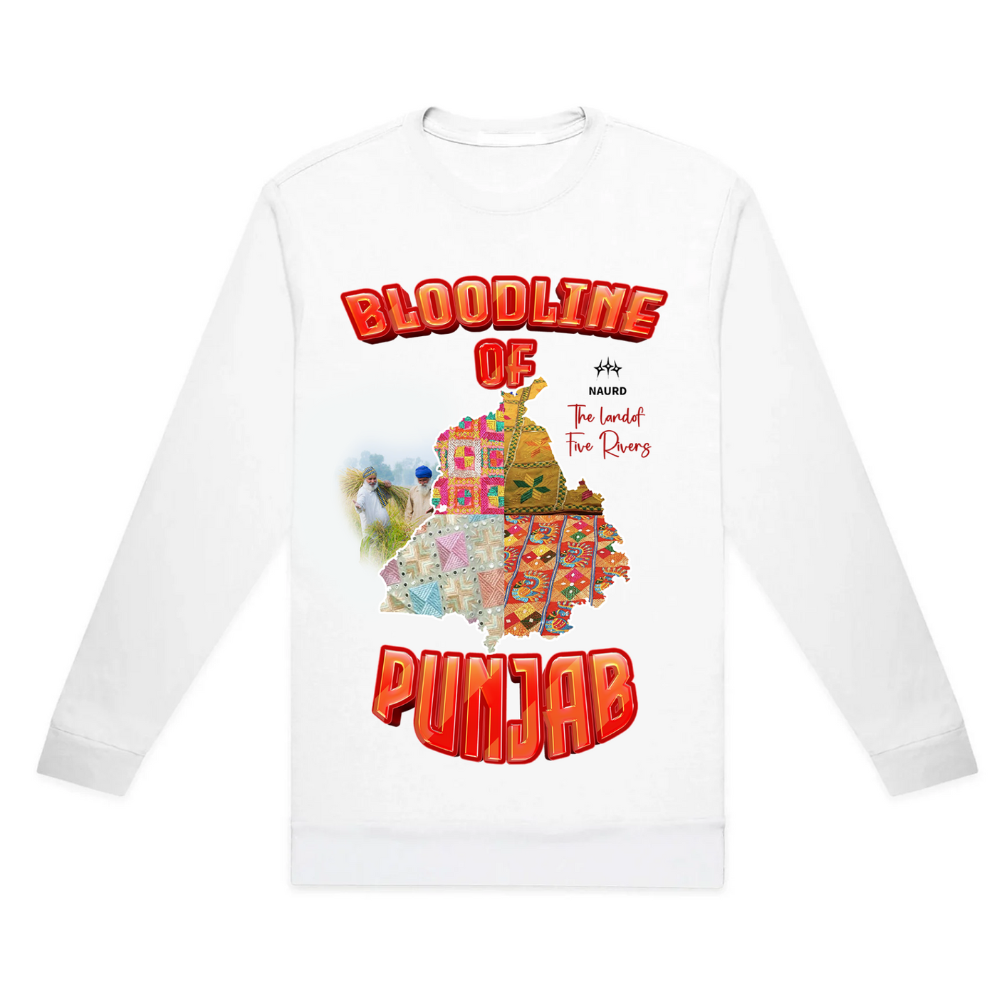 "Bloodline of Punjab" long sleeve shirt