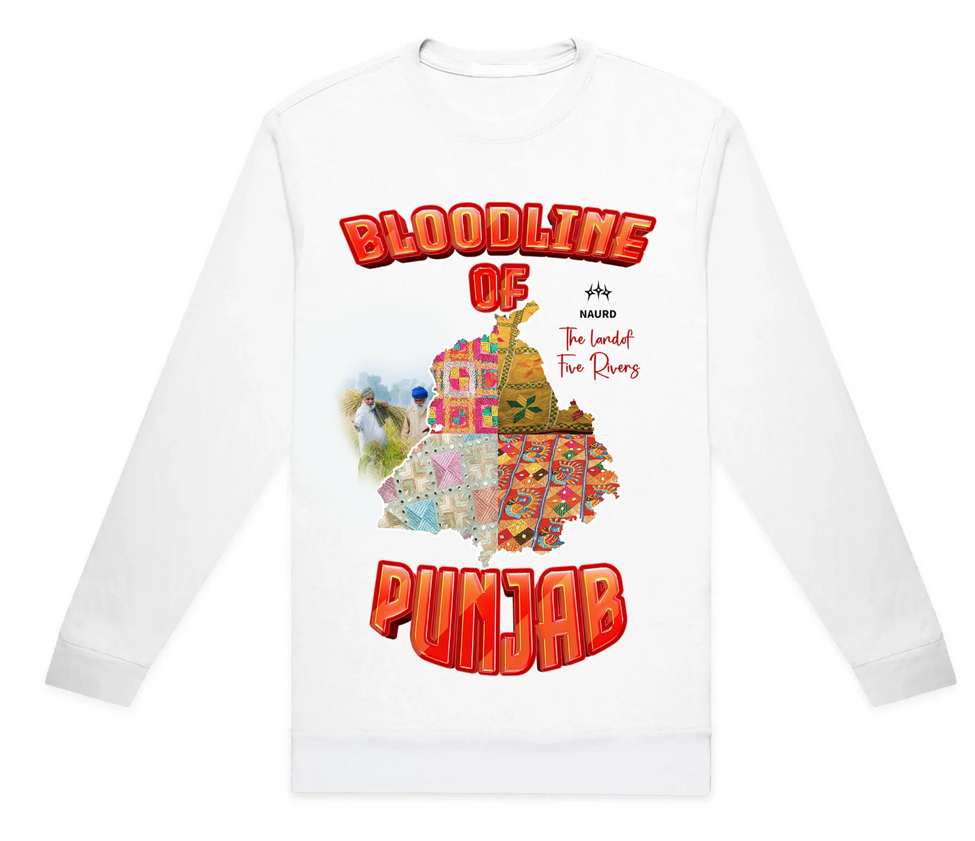 "Bloodline of Punjab" long sleeve shirt